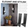 Cabilock 1pair Vintage Candle Holders Wall Sconces Rustic Home Decor for Festivals and Weddings Decorative Wall Candle Holders for Living Room and Dining Spaces view 2