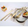 PEKJI Retro Stainless Steel Steak Knife Fork Spoon Flatware Set 4pcs Home Cutlery Silverware Set Reusable Kitchen Utensil Set view 4