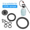 10pcs Rubber Sealing Ring,Useful Durable Rubber Sealing Ring,Pressure Cooker Sealing Ring,Accessories Seal Ring Replacement for Garden Sprayer view 3