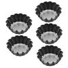 Cabilock 10pcs Flower Tart Pans Egg Tart Molds Cups Easy Release for Baking Fruit Egg and Cupcakes view 4