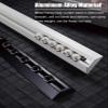 BBHW Ceiling Mount Curtain Track, Heavy Duty Single Curtain Rods, Curtain Pole for Window/Shower/Partition, Elegant Room Divider Track System (Color : White, Size : 2.8m (9.2ft)) view 3