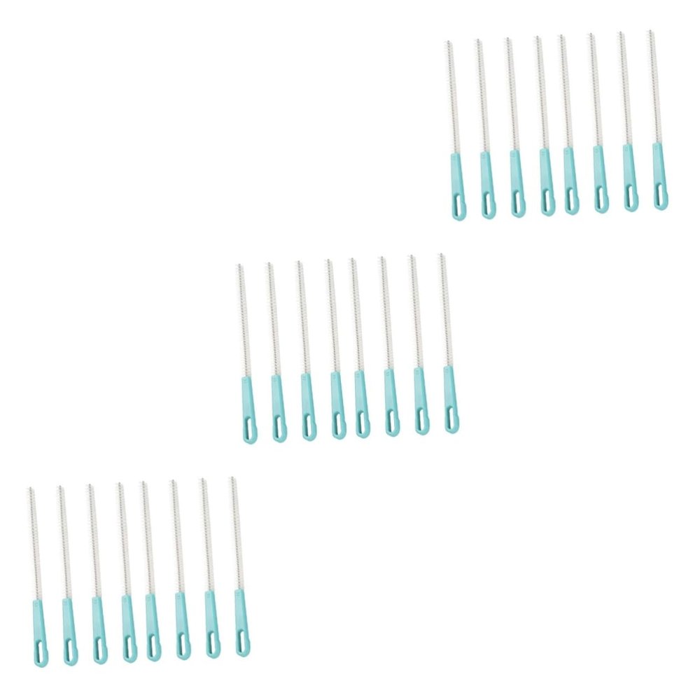 MAGICLULU 24pcs Sturdy Pastry Nozzle Cleaning Brush Lightweight for Easy Storage for Kitchen Dessert Shop