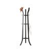 JOuan Coat Rack, Coat rack Freestanding Wooden Coat Rack, With 3 Storage Shelves And 9 Hooks Can Hang Coats, Jackets, Hats, Bags, Umbrellas, Entrance Hall Tree Freestanding coat rack stand view 1