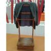 JOuan Coat Rack, Valet Furniture Wooden Valet Stand With Drawer Tray And Wheels Freestanding Suit Hanger With Clothes Hanger And Pants Rail For Hallway Dressing Room Etc view 3