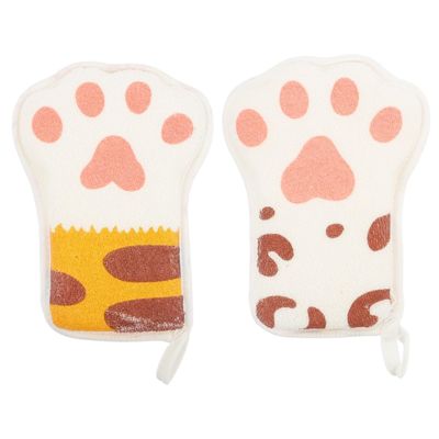 VICASKY 2pcs Cartoon Body Scrubber for Boys and Girls Soft Bath Towel for Gentle Exfoliation Lightweight and Adorable Design for Boy Girl Bath Safe for Sensitive Skin