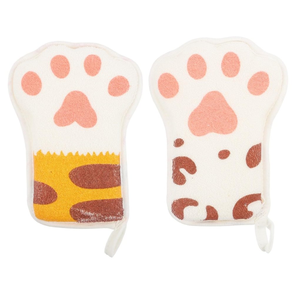 VICASKY 2pcs Cartoon Body Scrubber for Boys and Girls Soft Bath Towel for Gentle Exfoliation Lightweight and Adorable Design for Boy Girl Bath Safe for Sensitive Skin