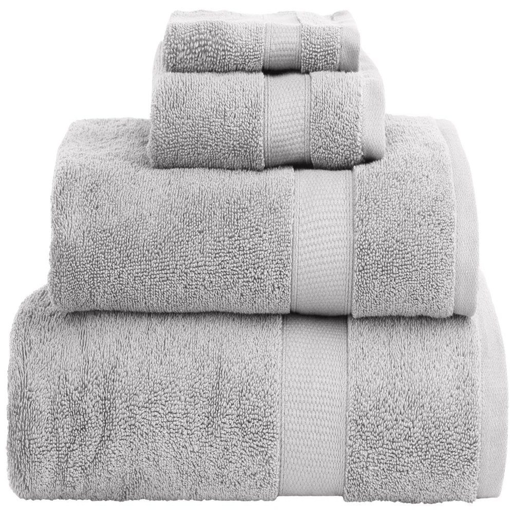 Zest Kitchen + Home Performance Towel Collection Bath Towel Grey