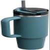 STANLEY Quencher H2.0 Tumbler with Handle and Straw 30 oz | Flowstate 3-Position Lid | Cup Holder Compatible for Travel | Insulated Stainless Steel Cup | BPA-Free | Blue Spruce view 2