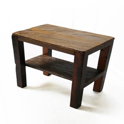 Amish Made Reclaimed Hardwood End Table