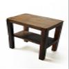 Amish Made Reclaimed Hardwood End Table view 1