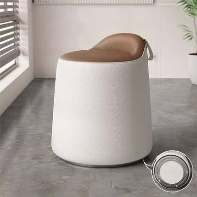 BREZO Vanity Chair, 360 Rotation, Vanity Chair for Makeup Room, Makeup Chair, Light Luxury Solid Wood Makeup Stool, Suitable for Bedrooms, Living Rooms, Entrances (Color : B)