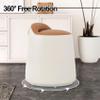 BREZO Vanity Chair, 360 Rotation, Vanity Chair for Makeup Room, Makeup Chair, Light Luxury Solid Wood Makeup Stool, Suitable for Bedrooms, Living Rooms, Entrances (Color : B) view 3