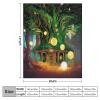 Brebasf Fantasy Forest Tree Blanket Fairy Tale Woodland Night Landscape Tree of Life House Throw Sofa Soft Warm Blanket-60W x80L view 2