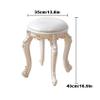 BREZO Vanity Stool, Dressing Table Stool, Makeup Stool, Vanity Stools for Makeup, Home Chair Princess Bedroom Nail Stool (Color : A) view 2