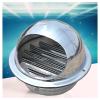 Round Wall Vents Stainless Steel Vents Diameter Duct,Fly Screen and Drip Deflector Round Bull Nosed Extractor Fan Vent Cover, for Home or Industrial Applications (Size : 160mm/6.30in) view 1