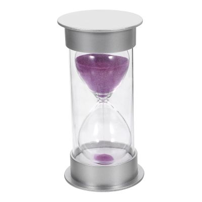 MAGICLULU Minute Hourglass Sand Timer Decorative Sand Clock for Home Office and Classroom Silver and Design Kids Birthday Christmas