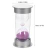 MAGICLULU Minute Hourglass Sand Timer Decorative Sand Clock for Home Office and Classroom Silver and Design Kids Birthday Christmas view 4