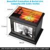 Cremation Urns for Human Ashes Adult Male or Female, Funeral Memorial Urns for Ashes with Photo Frame, Wooden Urns Box and Casket for Men Women, Burial Urn for Adults Up to 200 IBS view 2