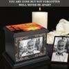 Cremation Urns for Human Ashes Adult Male or Female, Funeral Memorial Urns for Ashes with Photo Frame, Wooden Urns Box and Casket for Men Women, Burial Urn for Adults Up to 200 IBS view 4