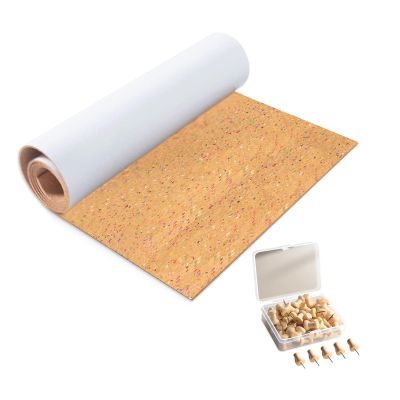 Cork Roll Self-Adhesive Colorful Cork Roll, High Density Cork Board Wall Covering, for Wall Decorative Home School Drawer Linings (Color : 3mm, Size : 1.22x4.10m/4x13.45ft)