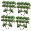 Cabilock 40pcs Miniature Artificial Tree for Diorama Realistic Fairy Garden Decor Birthdaywood Tree Ornament view 1