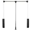 Pull Down Closet Rod, Retractable Fully Enclosed Labor-saving Device Soft-Close Closet Pull Down Rods Hanger, Suitable for Bedrooms and Laundry Rooms (Size : 420-510) view 1