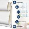 Keego Cordless Roman Shades Modern Blackout Roman Blinds Elegant Roman Shades for Window Easy to Install Blinds for Living Room Door Kitchen (36" W x 48" H, Brown, Blackout) view 4