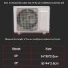 Air Conditioner Drip Pan, Air Conditioner Unit Water Tray Water Collector Pad with Drain Fitting Kit, Galvanized Steel Ac Drip Cushion Drainage Pan, for Indoor/Outdoor Split Air Conditioner Heat PUM view 2