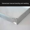 Air Conditioner Drip Pan, Air Conditioner Unit Water Tray Water Collector Pad with Drain Fitting Kit, Galvanized Steel Ac Drip Cushion Drainage Pan, for Indoor/Outdoor Split Air Conditioner Heat PUM view 3