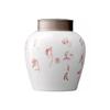 EQUALIZE Tea Can Double-Layer Sealed Tea Can, Household Pu'er Tea Storage Tank, Large Ceramic Sealed Can Tea Warehouse Storage Jar view 1