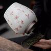 EQUALIZE Tea Can Double-Layer Sealed Tea Can, Household Pu'er Tea Storage Tank, Large Ceramic Sealed Can Tea Warehouse Storage Jar view 4