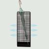 YSUEFIJO Metal Umbrella Holder for Entryway, Free Standing Umbrella Organizer Bin, Steel Square Umbrella Rack, Cane Walking Stick Holder, Openwork Design, for Entryway & Living Room view 2
