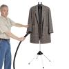 SOULAGRY Handheld Garment Steamer Rack,Steamer Hanger Stand, Telescopic Foldable Garment & Clothes Drying Rack,Hanging Ironing Machine Hanger Steam Ironing Machine Accessories Bracket view 2