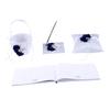 ABOOFAN Basket for Wedding Ring Pillow Basket Set Notebook and Pen Holder (Floral) view 1