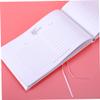 ABOOFAN Basket for Wedding Ring Pillow Basket Set Notebook and Pen Holder (Floral) view 2