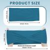 MDS Pack of 75 Spandex Chair Sashes Bows Elastic Stretch Dining Chair Bands Ties Without Slider Buckle Universal fits for Wedding Baby Shower Birthday Party Banquet Event Decoration - Dark Teal view 2