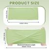 MDS Pack of 125 Stretch Spandex Chair Sashes Without Slider Buckle, Reusable Elastic Plain Chair Band Bow for Wedding, Reception, Party, Birthday, Baby Shower, Banquet & Event Decor - Sage Green view 2