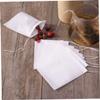 Cabilock 100pcs Drawstring Tea Bag Filter Pouch Empty Tea Bags Food-grade Filter Paper for Home and Office Use view 3