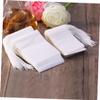 Cabilock 100pcs Drawstring Tea Bag Filter Pouch Empty Tea Bags Food-grade Filter Paper for Home and Office Use view 4