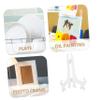 Ciieeo Tea Cake Rack 12 Pcs Plastic Plate Display Rack Curved Easel for Lightweight Items Home Decorative view 4
