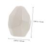 ABOOFAN Ceramic Dried Flower Vase Elegant Multi-Sided Modern Decor for Home Office Event Centerpieces and Artful Arrangement Container for Bouquets and Floral Displays view 2