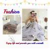 XHCTNN Stylish Spring and Autumn Quilt, Super Soft Washable 100% Cotton Fabric Quilt Core - Full Size Not Easily Faded Durable Comfortable Soy Fiber Comforter(G,79 * 91"/3.8kg) view 4