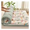 OBONG Bedding Quilted Full Mattress Topper Side A Cotton B Side Velvet Fabric Breathable Fluffy Mattress Pad Soft to The Touch Queen King Futon Mattresses (Color : #13, Size : Twin-90 * 200cm) view 1