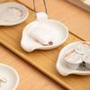 Spoon Rest For Stove Spoon Holder For Kitchen Gadgets Coffee Spoon Spoon Cradle Kitchen Accessories For Utensils White view 4