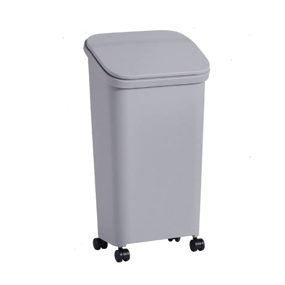 EERINESS Kitchen Trash Can Large Kitchen Trash Can with Lid Home School Dormitory Life Detachable Trash Can Can Store Office Kitchen Garbage 20L Capacity Office Trash Can Wastebaskets (Size : A)