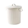EERINESS Kitchen Trash Can Trash Can with Lids Kitchen Trash Can Round Trash Can Wastebasket with Press Type Lid Can Bathroom Bedroom Office Office Trash Can Wastebaskets view 1