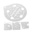 Cabilock Coffeestencil Baking Decorating Supplies Latte Cup Cookie Easy to Clean Stainless Steel view 3