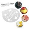 Cabilock Coffeestencil Baking Decorating Supplies Latte Cup Cookie Easy to Clean Stainless Steel view 4