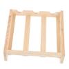 Ciieeo Rack Display Stand Solid Wine Holder for Home Bar for Bottles Rustic Style for Kitchen Dining Room view 1