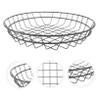 Cabilock 3 Pcs French Fry Basket Large Size Bread Basket Wire Construction Ideal for Snack Holding view 4